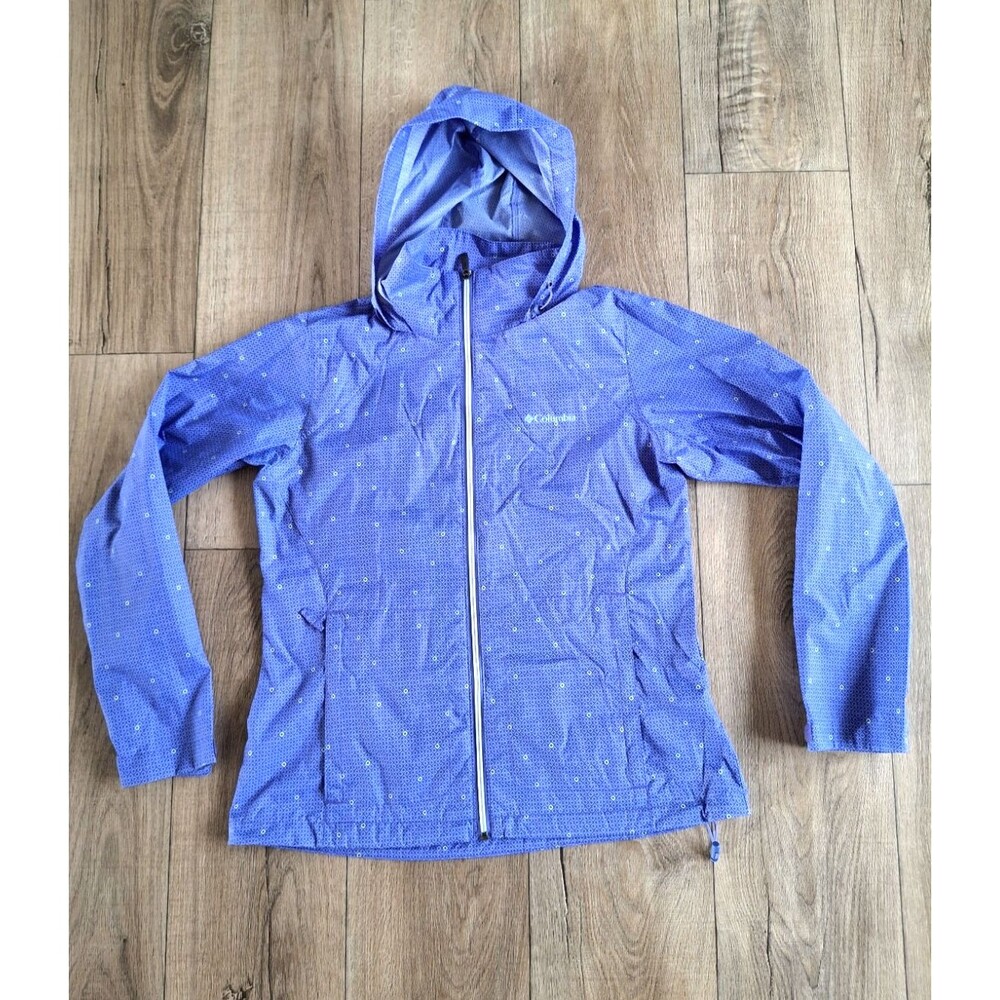 Columbia Jacket Purple Switchback 3 Rain Coat Hiking Camping Women's Large